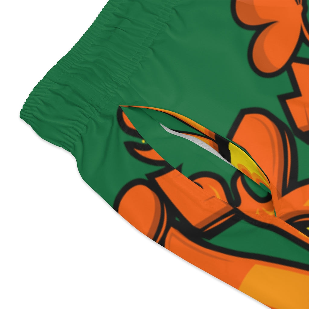 NITKU INFERNO SHORTS (DARK GREEN)